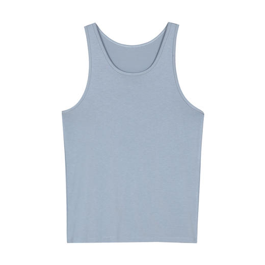 都市丽人基础简约索罗娜窄肩背心男士背心FV35A1 商品图3