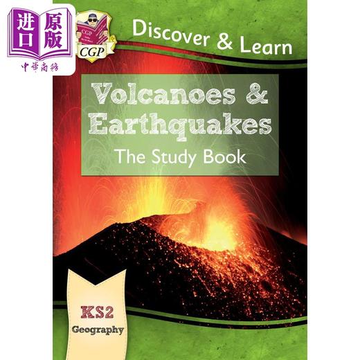【中商原版】英国CGP KS2 Discover & Learn: Geography - Volcanoes and Earthquakes Study Book 商品图0