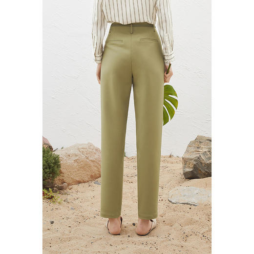 【商场同款】麦檬春高腰百搭锥形裤5D2150481 商品图2