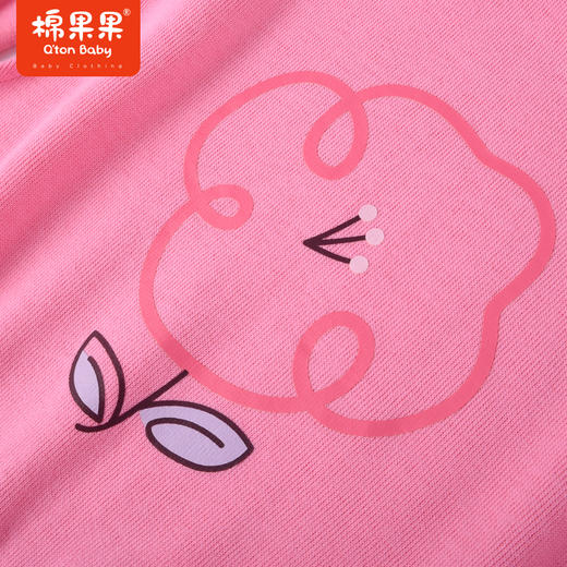 棉果果商场同款春季新品女童甜美可爱针织连帽马夹柔软亲肤百搭外穿上衣M122171223053 商品图3