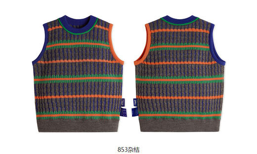 JNBY  23年春款  复古精梳棉 毛衫背心   YN1311270 商品图10