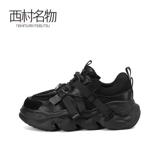 西村名物2023春季新款百搭时尚厚底老爹鞋舒适柔软休闲鞋12581 商品图2
