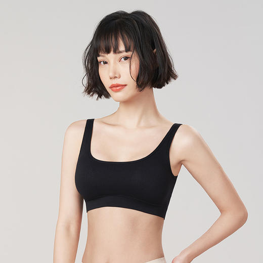 都市丽人短抹胸无尺码无缝面料背心无排扣无钢圈LV31A3 商品图1