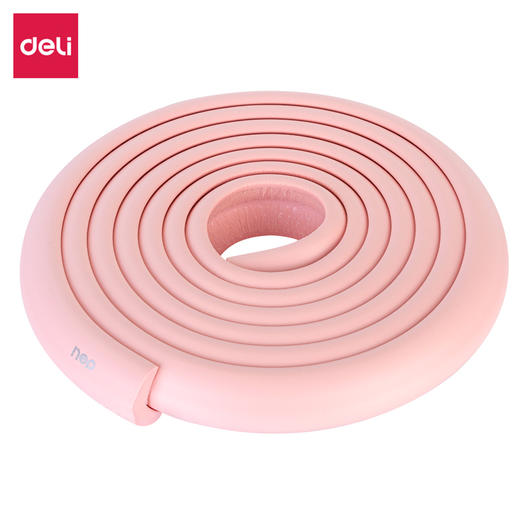 得力30551防撞条L型(自贴)35mm*4m*12mm(粉色)(1卷/袋) 商品图0