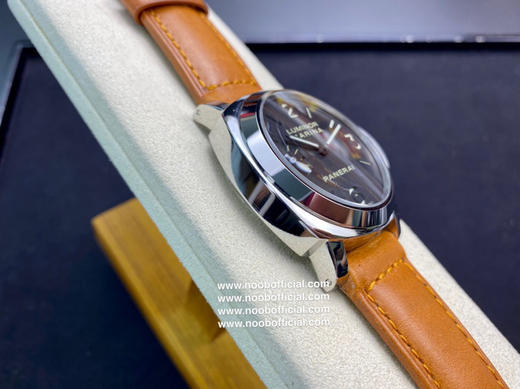 NOOBN厂出品新版本沛纳海PAM111，系列：LUMINOR，44毫米，男士，『可选』ETA 6497-2手动机械机芯（小贵），不锈钢外壳，背透，意大利纯手工牛皮小牛皮表带 商品图13
