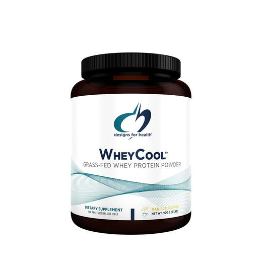 【效期至26年6月】新西兰乳清蛋白粉 design for health WheyCool™ Vanilla powder 900克/瓶  香草味 商品图0