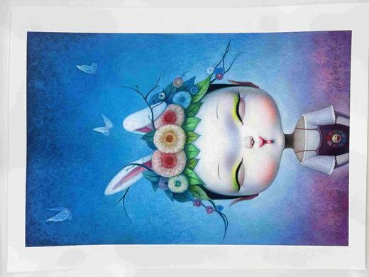 解永生《兔宝-1》小画芯 商品图0