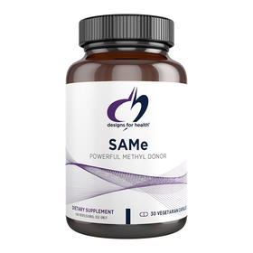 【效期至26年9月】活性蛋氨酸胶囊 Designs for health SAMe caps 30粒/瓶