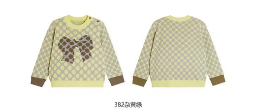 JNBY   22年春款  蝴蝶结波点精梳棉长袖套头毛衫  YN1311630 商品图9