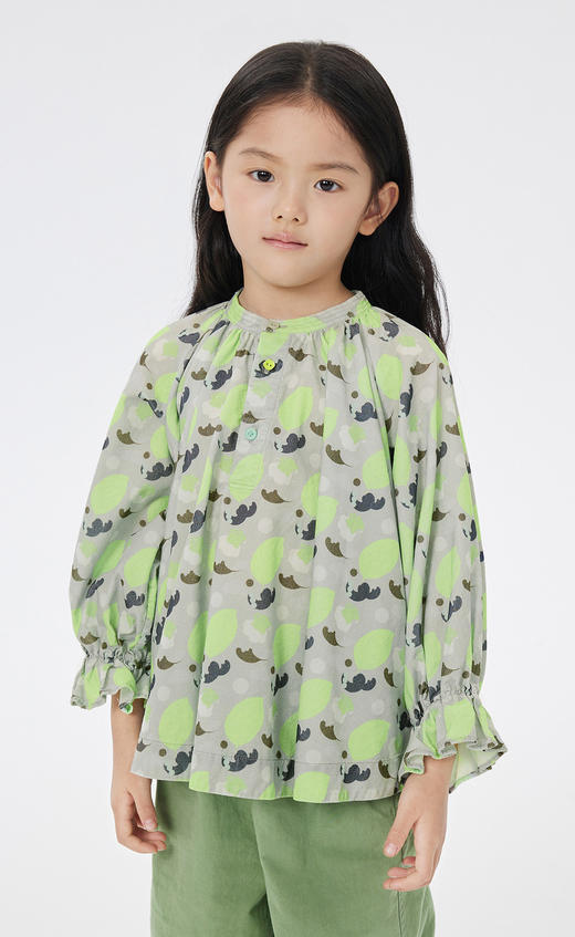 JNBY  23年春款  灯芯绒长袖衬衣   1N1214500 商品图6