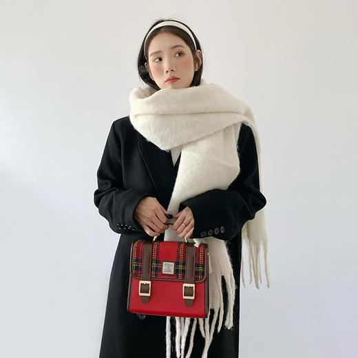 Harris Salome粗花呢复古剑桥邮差包 商品图6