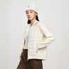 IN AND ON鱼骨轻薄羽绒服女夹克外套短款立领秋冬休闲开衫鹅绒服52570 商品缩略图8