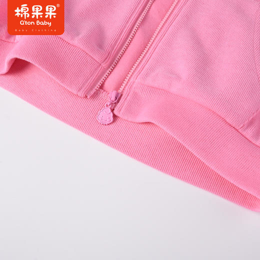 棉果果商场同款春季新品女童甜美可爱针织连帽马夹柔软亲肤百搭外穿上衣M122171223053 商品图4