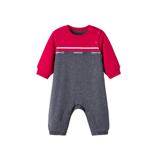 【商场同款】英氏宝宝连体衣春秋款男童长袖哈衣外出爬服 商品图4