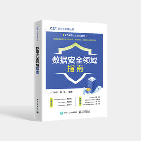 数据安全领域指南 王安宇 数据安全范畴和目标 高等院校网络空间安全计算机信息技术类专业教材书籍  电子工业出版社