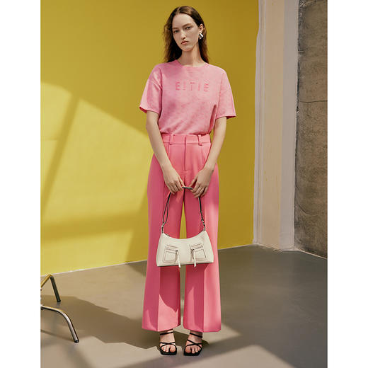 EITIE爱特爱春季新款显瘦舒适温柔套头针织衫7301004 商品图1