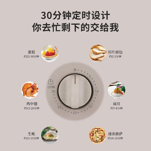 德国ZWILLING双立人迷你电烤箱家用小型烘焙小容量 ZEO800-C 9L 商品图2