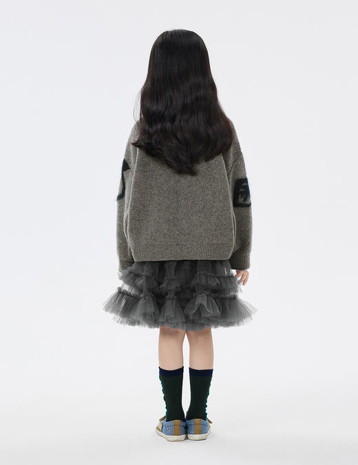 JNBY  23年春款  澳洲羊毛长款开襟毛衫  1N1314660 商品图5