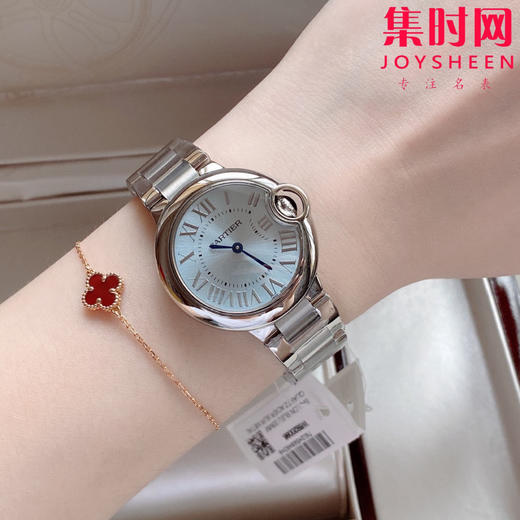 卡地亚V6蓝气球系列 冰蓝面33mm 女士腕表
机芯：瑞士进口石英机芯 原装开模 商品图0