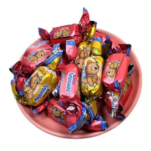 俄宝多牌彩色小熊糖果俄罗斯进口袋装夹心软糖高颜值零食喜糖年货 商品图4