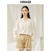 VIMAGE纬漫纪夏季新款简约时尚气质衬衫女上衣V1913510 商品缩略图3