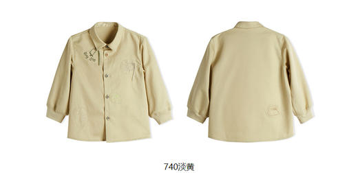 JNBY   23年春款  休闲复古色长袖衬衣  YN1212180 商品图9