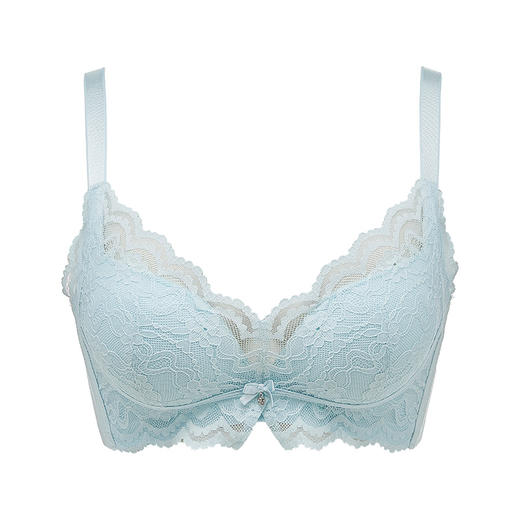 都市丽人聚拢升杯内衣A:加加厚B:中厚3/4杯蕾丝文胸三排无钢圈YB31C2 商品图3