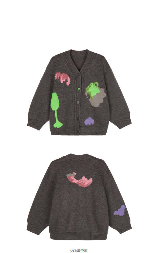 JNBY   23年春款  柔软羊毛短款开襟毛衫  1N1311910 商品图11