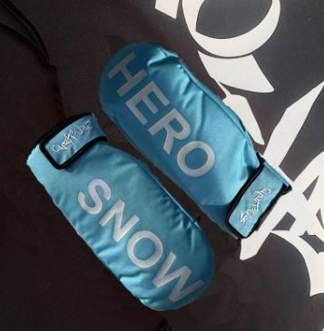 2223 SNOWHERO 蓝色滑雪手套 商品图0