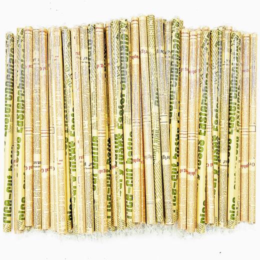 牛皮纸礼品纸礼物包装纸英文牛皮纸怀旧文化格调礼品包装纸72*52cm颜色随机1张 商品图3