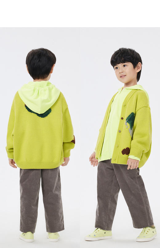 JNBY   23年春款  柔软羊毛短款开襟毛衫  1N1311910 商品图7