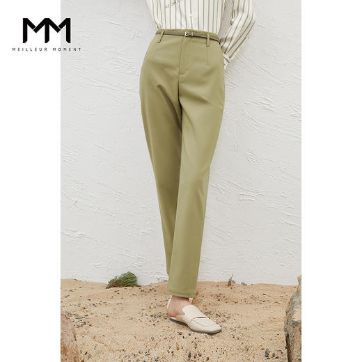 【商场同款】麦檬春高腰百搭锥形裤5D2150481 商品图0