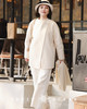 PETIT SCHAN小闪 CLO#181 vast whiteness 白茫茫 羊毛棉混纺针织小外套/阔腿裤 商品缩略图9