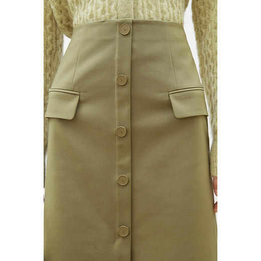 【商场同款】麦檬春工装风口袋设计前开叉半身裙5D2141331 商品图3