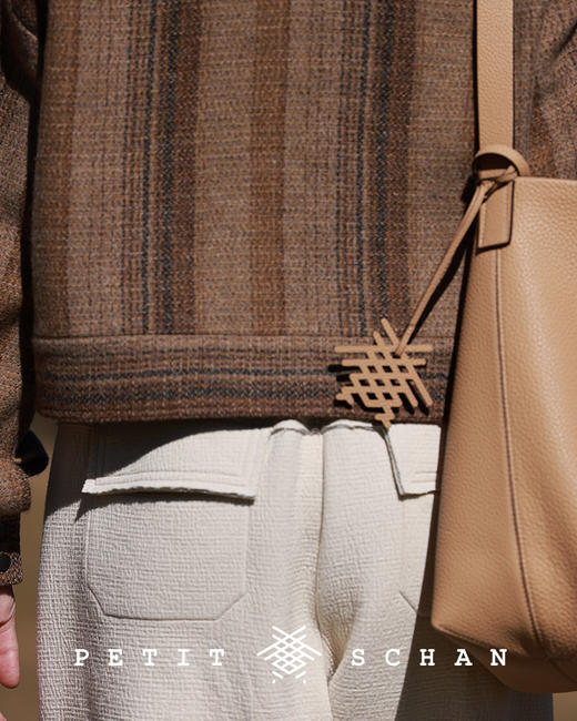 PETIT SCHAN小闪 CLO#177 Mary’s braid 玛丽的辫子 纯羊毛复古野奢风条纹夹克 商品图10