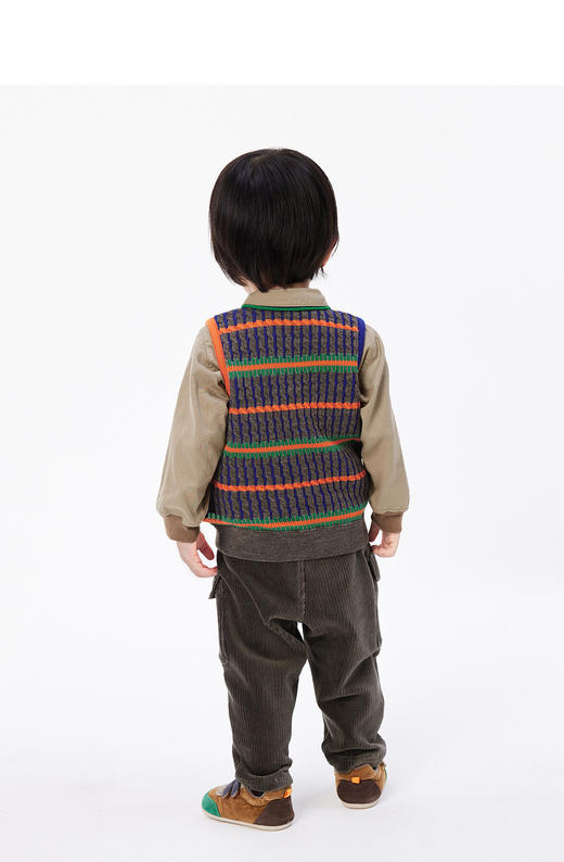 JNBY  23年春款  复古精梳棉 毛衫背心   YN1311270 商品图5