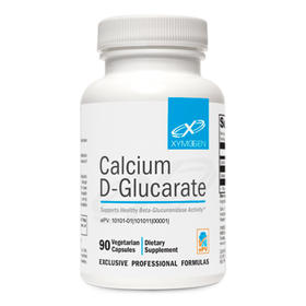 【效期至27年4月】葡萄pu糖酸钙胶囊 XYMOGEN Calcium D-Glucarate 90 C 90粒/瓶