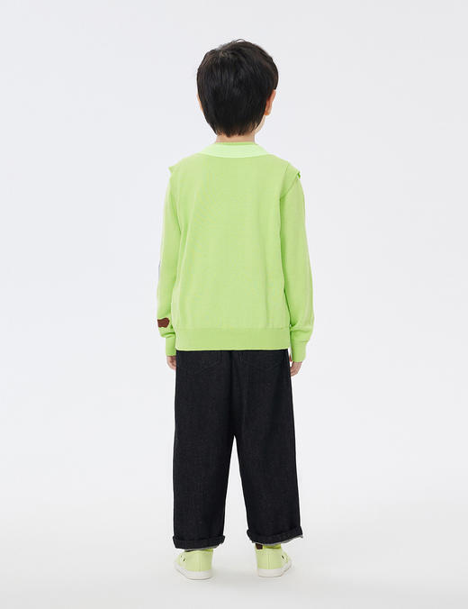 JNBY  23年春款  精梳棉毛衫背心  1N1314050 商品图4