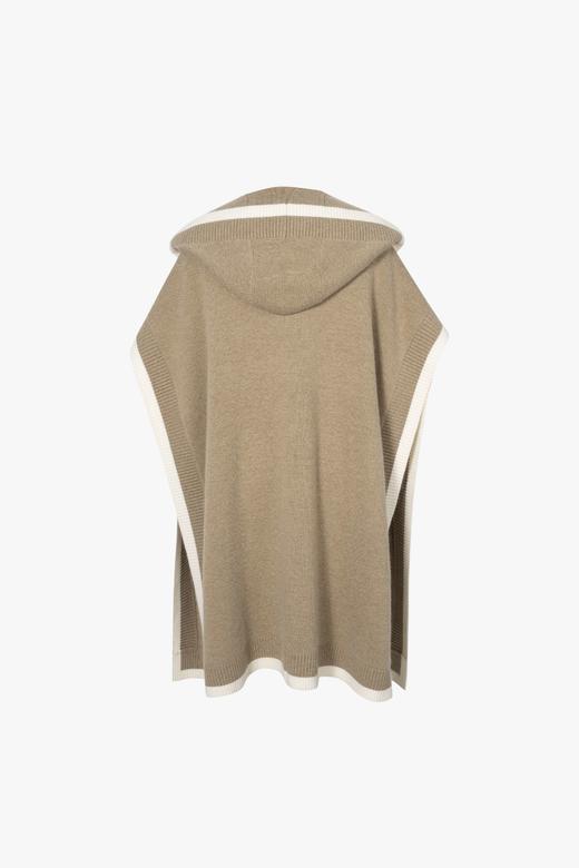 【商场同款】麦檬秋撞色领边大翻领针织开衫5D8230891 商品图1