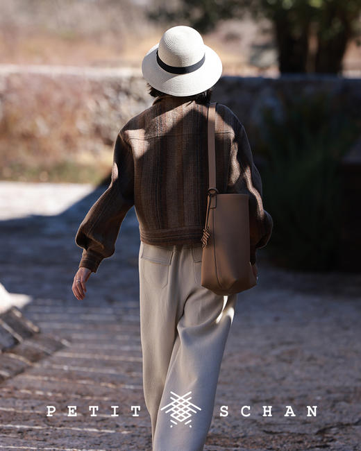 PETIT SCHAN小闪 CLO#177 Mary’s braid 玛丽的辫子 纯羊毛复古野奢风条纹夹克 商品图9