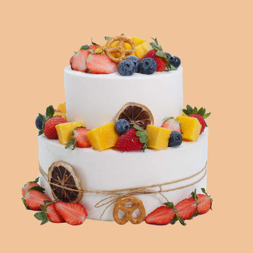 【新品上新】鲜果双层蛋糕生日蛋糕 商品图1