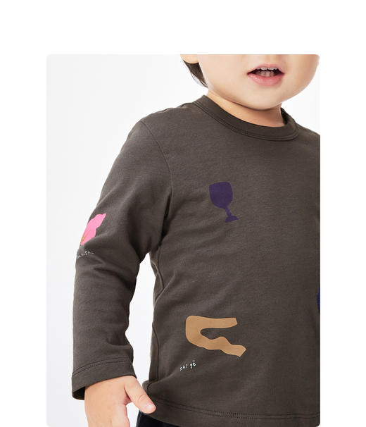 JNBY  23年春款  长绒棉长袖T恤  YN1112280 商品图6