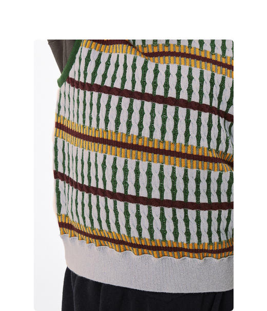 JNBY  23年春款  复古精梳棉 毛衫背心   YN1311270 商品图7