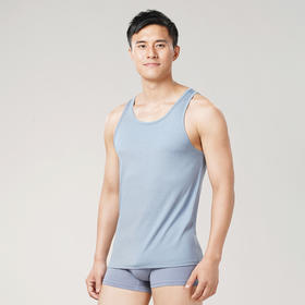 都市丽人基础简约索罗娜窄肩背心男士背心FV35A1