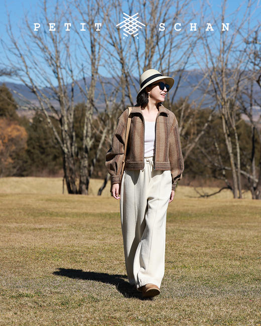 PETIT SCHAN小闪 CLO#177 Mary’s braid 玛丽的辫子 纯羊毛复古野奢风条纹夹克 商品图6