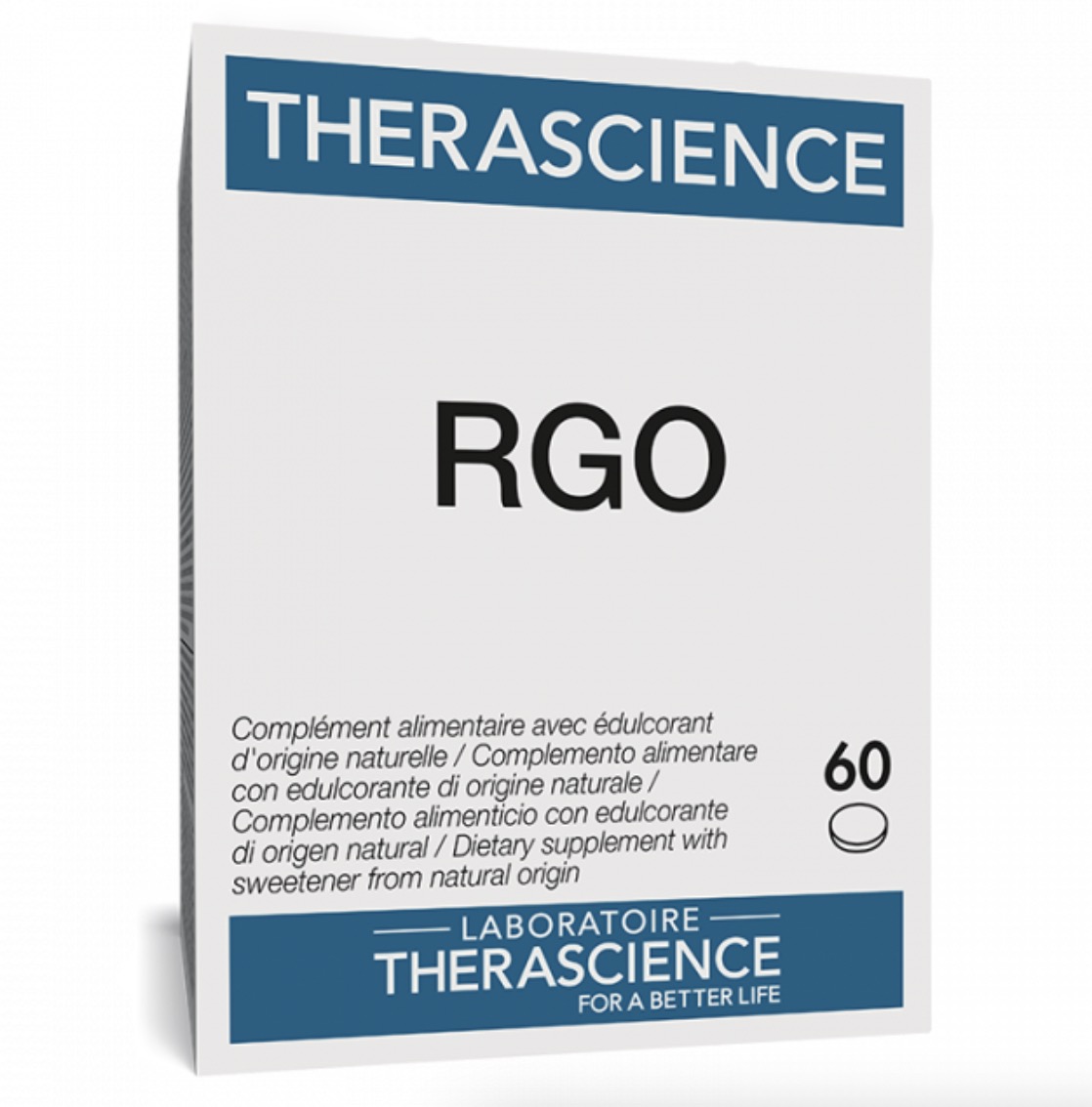 德诺海科 THERASCIENCE RGO 石枝藻洋甘菊 胃舒 咀嚼片 60粒/盒