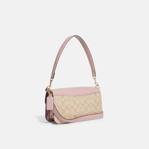 新款！Coach Morgan 温柔粉拼单肩包两用包￥1950直邮到手 商品图4