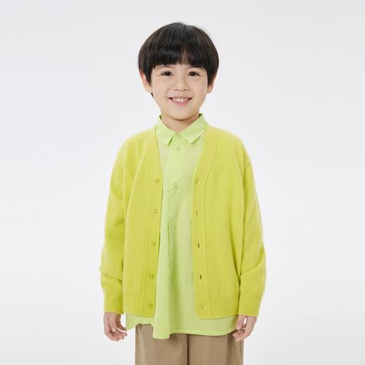 JNBY   23年春款  短款开襟羊绒衫  1N1314670 商品图0