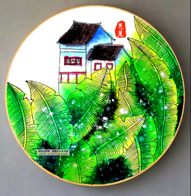 《雨中片片芭蕉叶》【自动发货：下单后，点击手机短信中收到的链接，即可获取文件下载的链接；如有任何问题，可添加客服微信hm33268获得帮助】