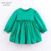 马克珍妮春装新款 女童泡泡袖不规则连衣裙 儿童裙子230082 商品缩略图0